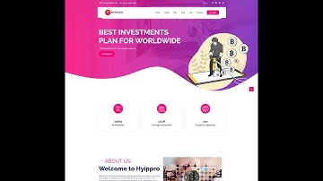 HYIP PRO - Start your own HYIP investment Website platform ( Light Pink Theme)