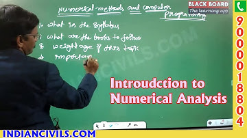 Introduction to Numerical Analysis |New Batch | Mathematics Optional |For UPSC Exams|By Venkanna Sir