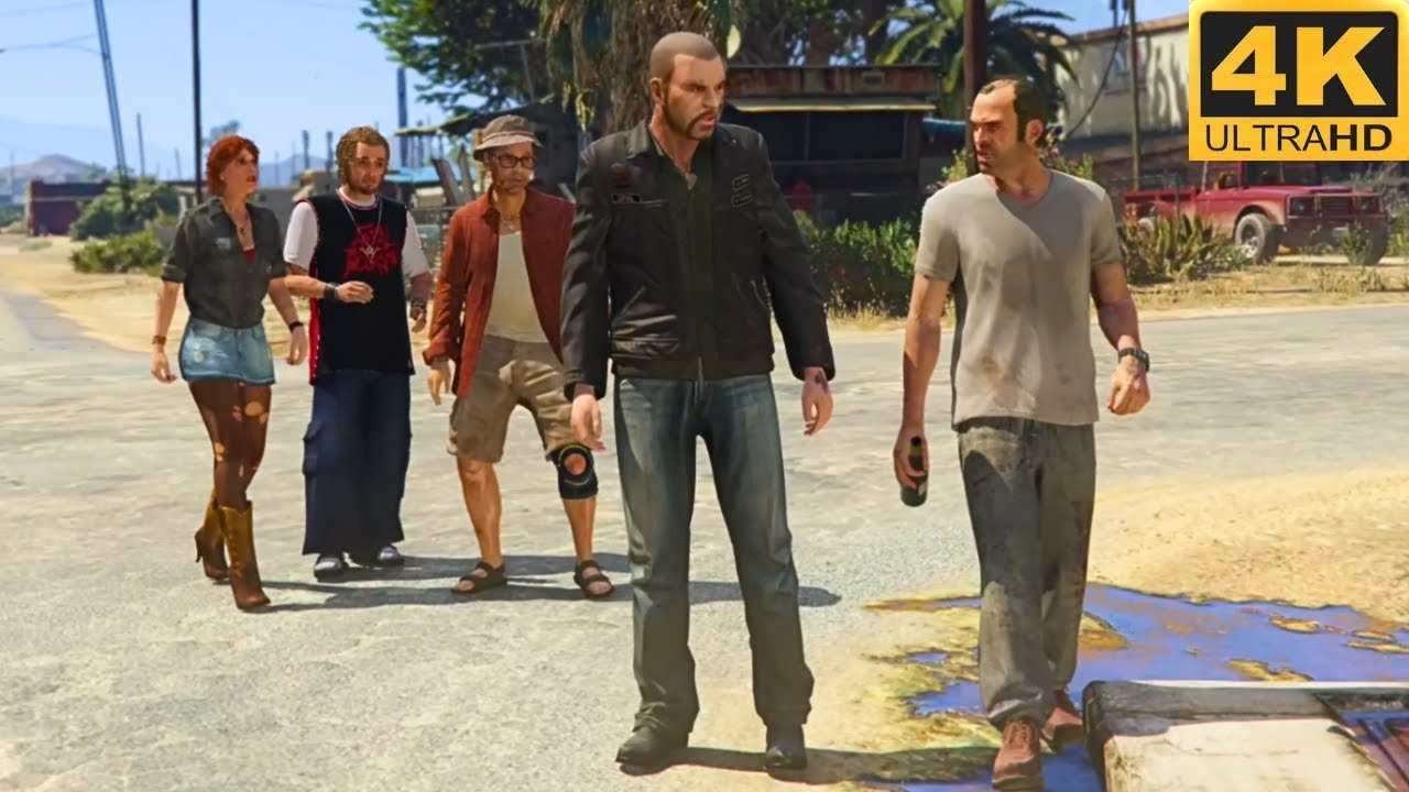 GTA 5 - Trevor Entry || 4k Gameplay GTA 5 Story mode - YouTube