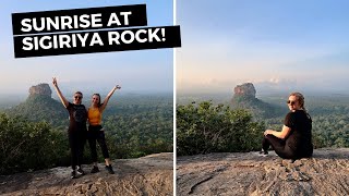CLIMBING PIDURANGALA ROCK AT SUNRISE FOR VIEWS OF SIGIRIYA