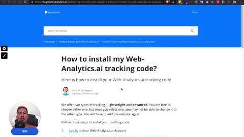 How to install Web-Analytics.ai tracking code