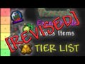 Revised expert boss items tier list  terraria comparison series