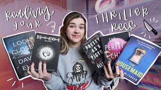 Reading YOUR Thriller Recommendations 🔪✨ [reading vlog]