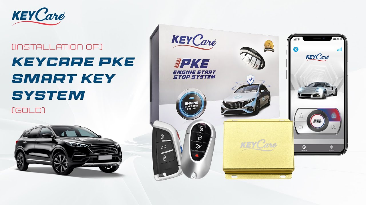 Keycare Bluecard KeyCare PKE Gold Smart Key Kit Installation guide. Upgrade to Push ...
