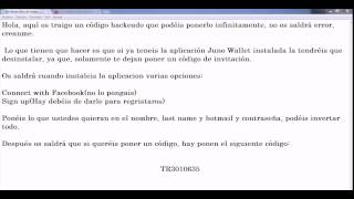 Código Hack Juno Wallet 2014 Abril [Funciona PSN card - Puntos Xbox Live]