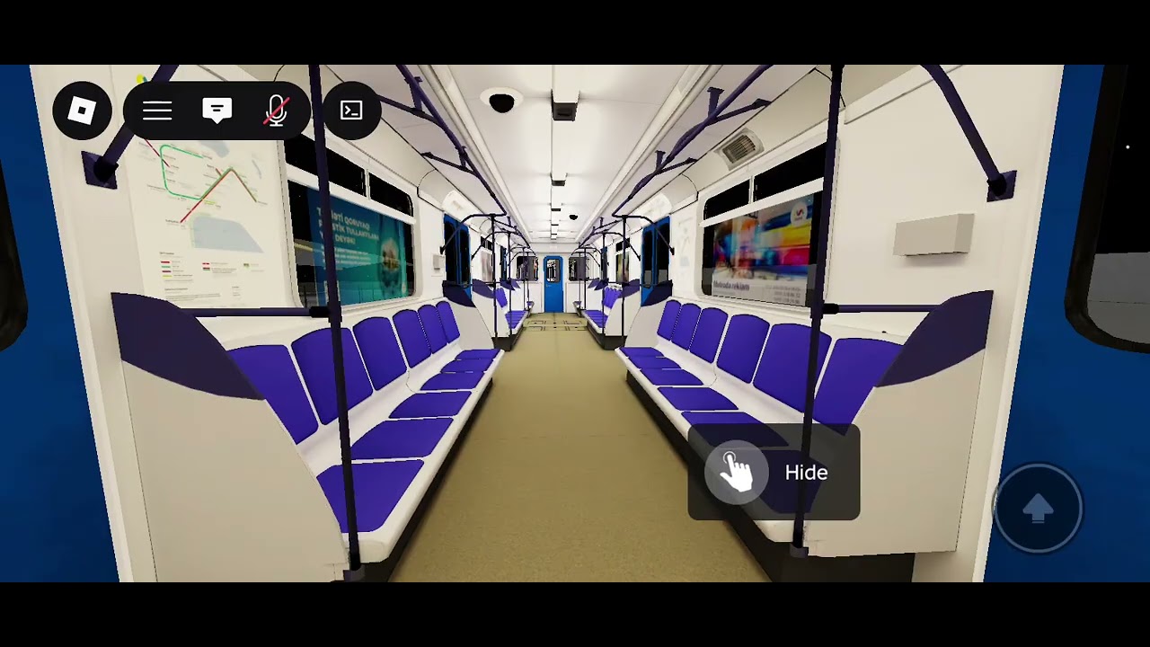 Baku Metro Roblox 81-717 Səfər: Avtovağzal - Xocəsən