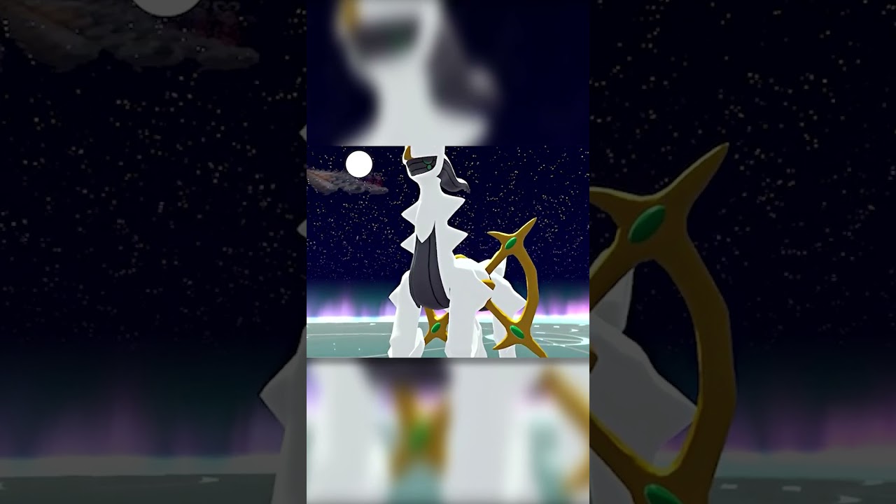 Fighting Arceus in Legends Arceus