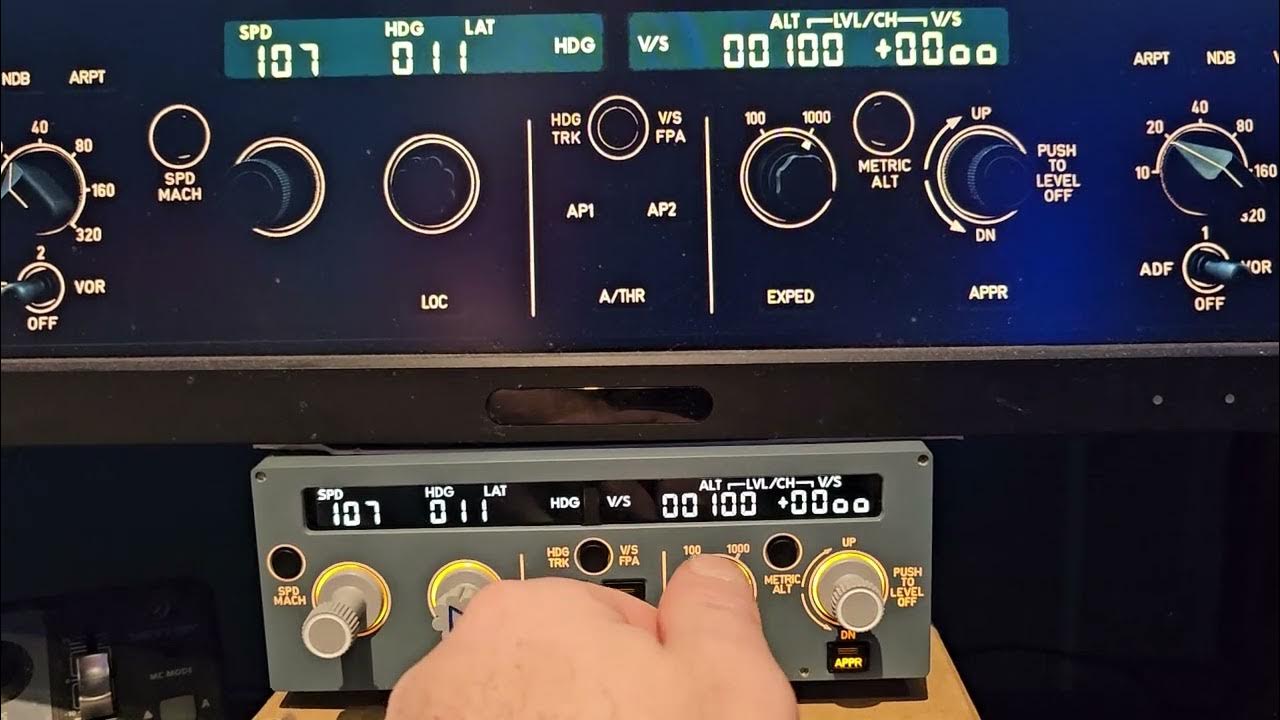 MiniFCU Fenix A320 working Displays (WIP) YouTube