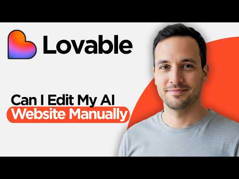 Can I Edit My Lovable AI Website Manually | Here's How to do it (2026 Full Guide)