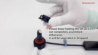 How To Install Brackets For Excelite H7 Led E-Series A Type