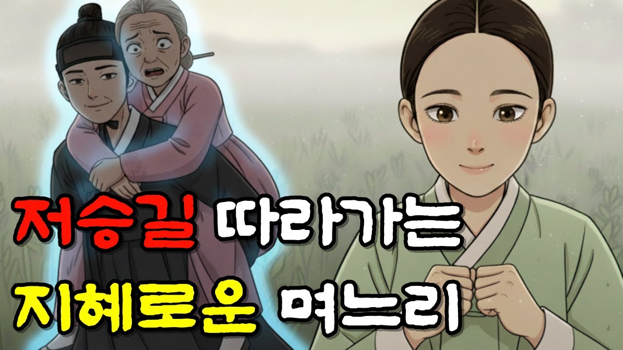 시어머니 저승길 따라가는 지혜로운 며느리 | 야담·민담·전설·설화·옛날이야기