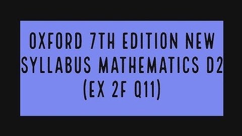 Applications of Simultaneous Equations in Real-world Context Ex 2F Q11| Study Room