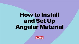 Celebrity How to Install and Set Up Angular Material | Tech Webinar Highlights Net Worth