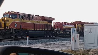 FEC TRAIN 105 @ Walton Rd Crossing @ 6:40pm 3/22/22