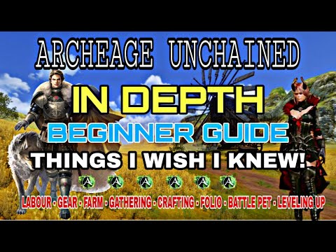 ArcheAge Unchained In Depth Beginners Guide - Everything YOU Should Know!