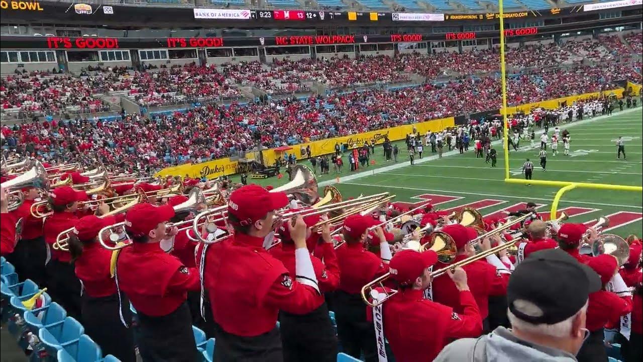 NC State Marching Band Stand Tunes v2 vs Maryland Mayo Bowl 202212
