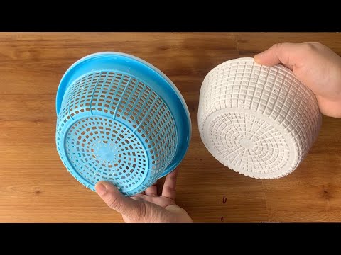 How To Make Planter From Plaster Of Paris Using Bowl | प्लास्टर ऑफ पेरिस से बनाए प्लांटर|DIY Planter