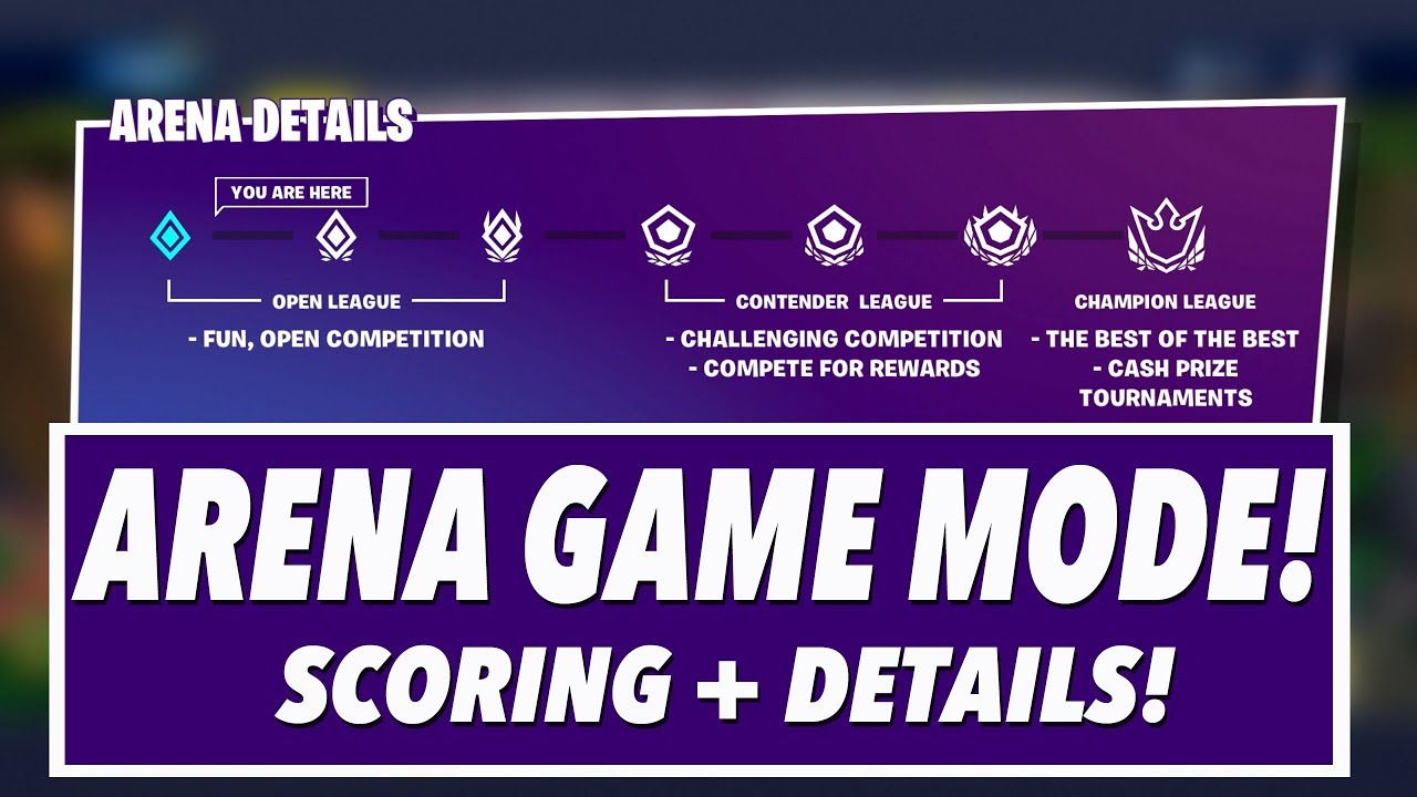 Arena Game Mode Details And Scoring Fortnite Youtube