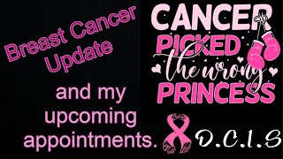My Breast Cancer Diagnosis Update 🎗🎗🎗