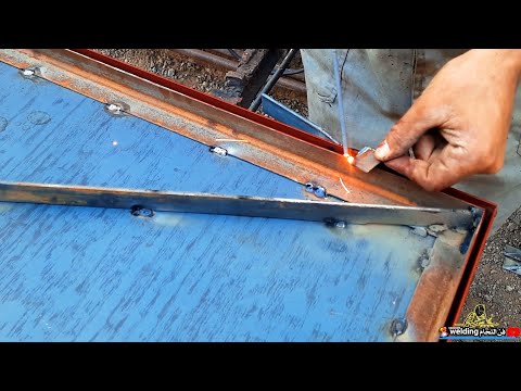 Learn how to make an iron door in an easy way for beginners | How iron door works #15