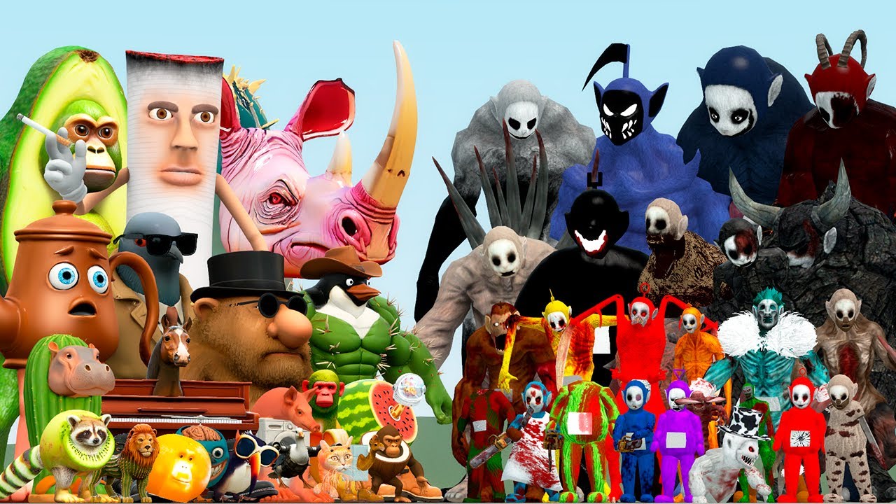 ALL ITALIAN AI BRAINROT MEMES VS SLENDYTUBBIES FAMILY (Garry's Mod)