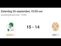 2020-09-26 Veldkorfbal, 3e klasse, ADOS-HBC, hele wedstrijd, Full HD, 50fps