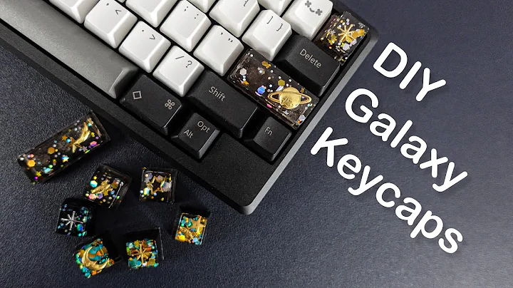 DIY Galaxy Resin Keycaps | Mechanical Keyboards