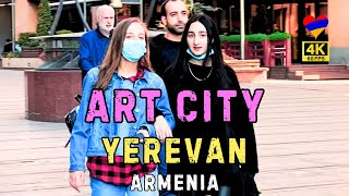 Beautiful Yerevan 🇦🇲 Artistic Charm City, Freedom Square, Concert Performance of Cadence Ensemble