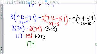 Algebra 2 Lesson 14 determinants of matrices