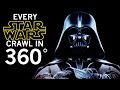 Every Star Wars Opening Crawl AT THE SAME TIME! - 360 Degree Video