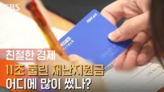 11조 풀린 재난지원금, 어디에 많이 썼나? / SBS / 친절한 경제