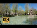 Walking Tour in Luna Park, Yerevan Skate Park, Dog Park, Yerevan / Armenia. 4K 60fps