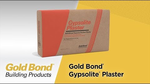 Gold Bond Gypsolite Plaster