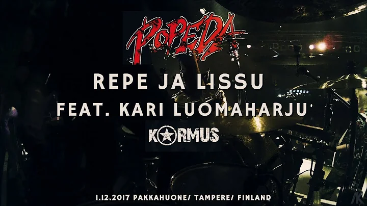 Popeda drumcam feat. Kari Luomaharju (Kormus) 'Repe ja Lissu' / Pakkahuone 1.12.2017