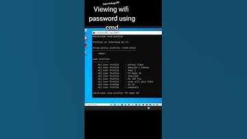 How to View Your WiFi Password Using CMD! 🔑💻 Forgot your WiFi password?