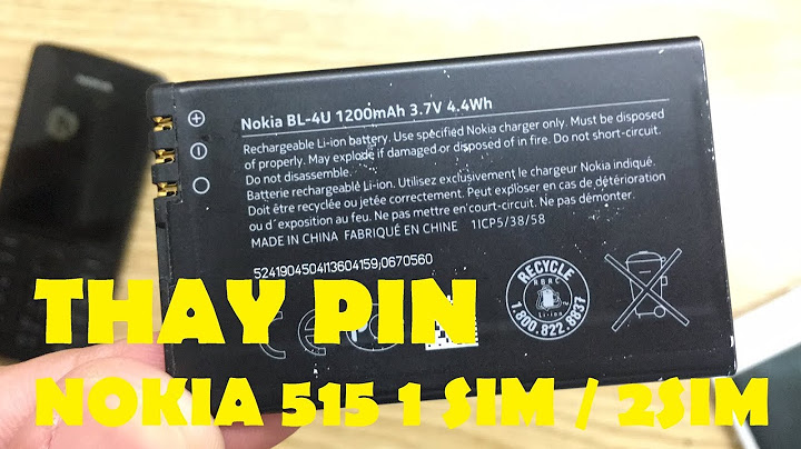 Đánh giá thời gian pin nokia 515 1 sim