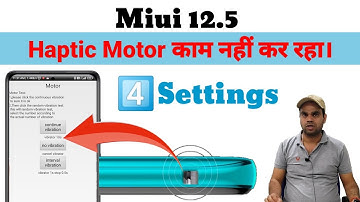 Redmi Note 10/pro/max Haptic motor not working | vibration and haptic strength problem fix