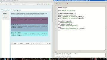 Python. Juego de los dados