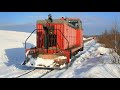 Вузькоколійка ТБЗ "Сойне" зимою частина 2. Peat narrow gauge railway part 2. Торфовозная УЖД часть 2