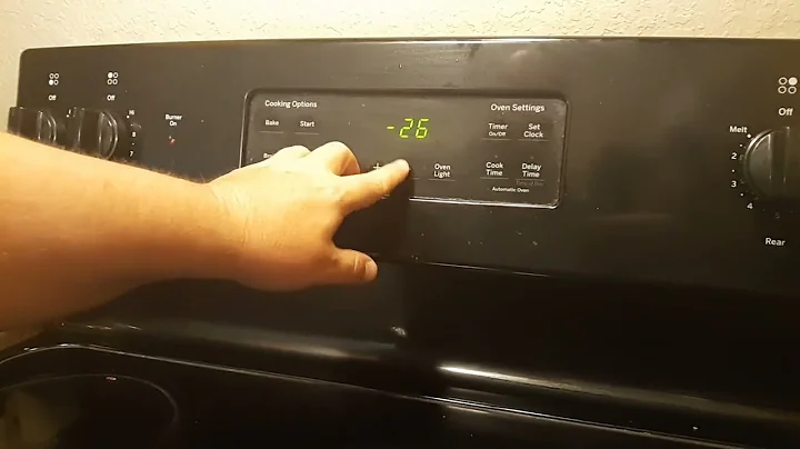 GE Electric Oven Range: How to Adjust Temperature Increments Thermostat (Too Hot or Not Warm Enough)