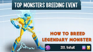 Monster Legends - How To Breed Legendary VoltaiK In New Breeding Event