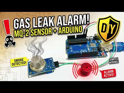 LPG Gas Leakage Detector with Arduino! ⚠️ Gas Leakage Alarm (Easy Step-by-Step) || MQ2 Sensor