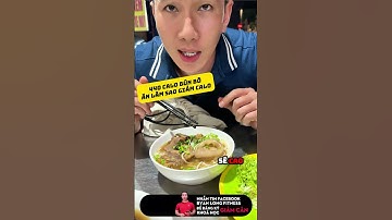 440 Calo BÚN BÒ ăn làm sao giảm calo #giamcan #ryanlongfitness