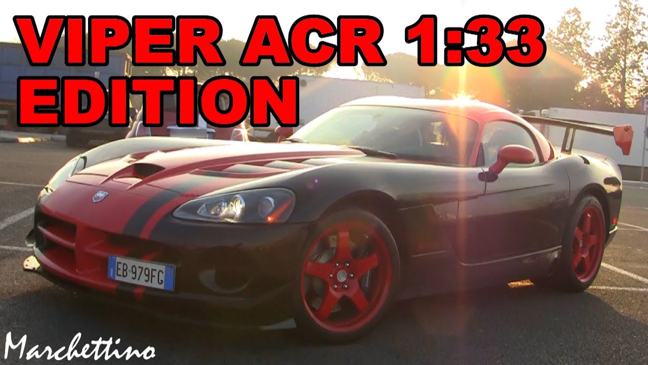 Dodge Viper Acr 1 33 Engine Sound Youtube