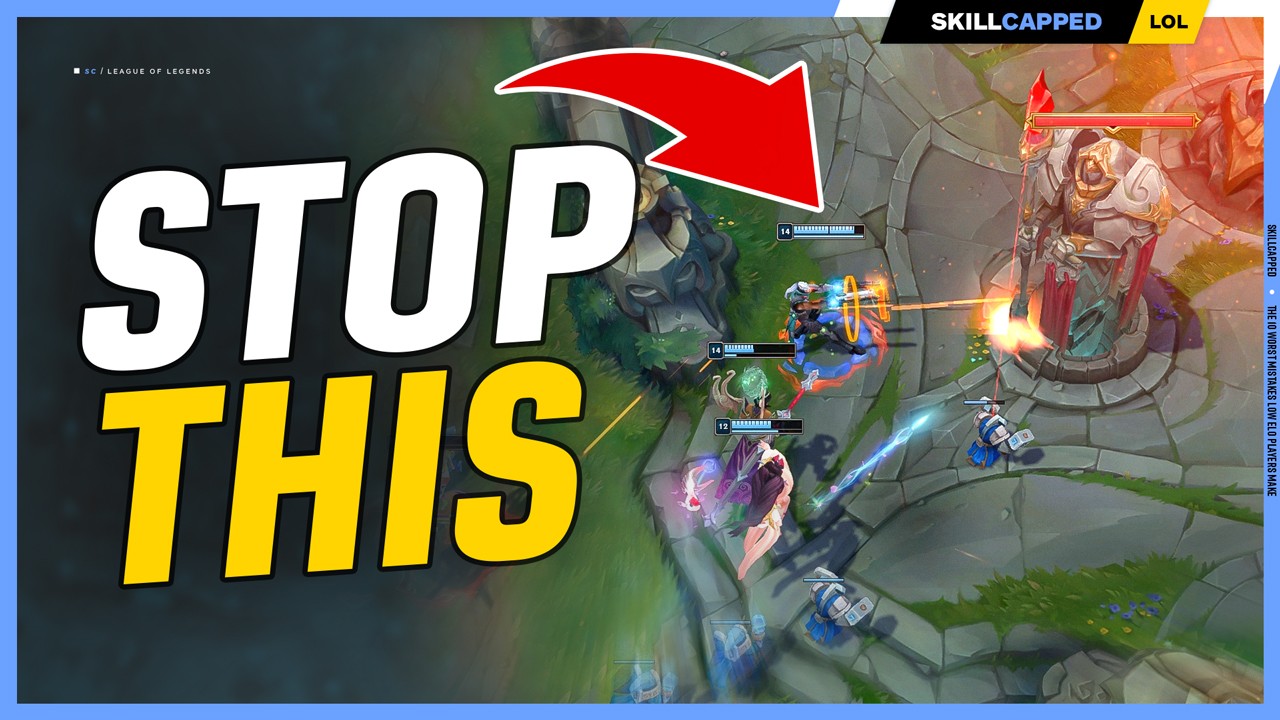 ⁣The 10 WORST MISTAKES that EVERY Low Elo Player Makes - League of Legends