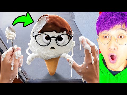 Making Ice Cream... COME TO LIFE!? (Making Candy Corn!)