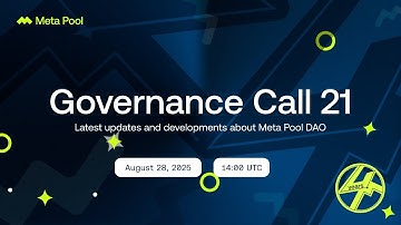 Governance Call 21: August, 2025
