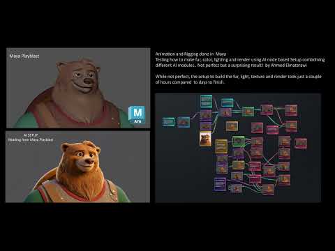 AI Rendering Maya Playblast