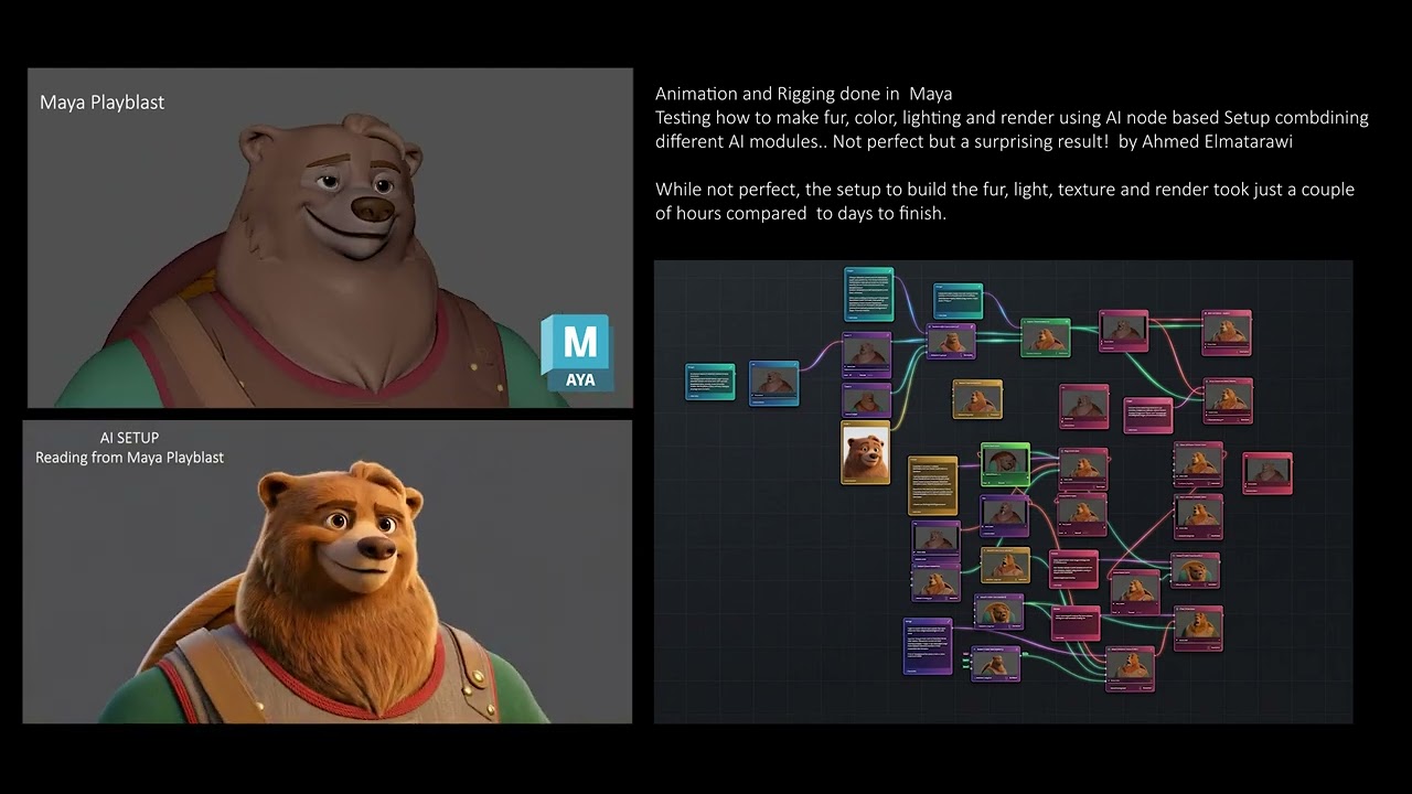 AI Rendering Maya Playblast - YouTube