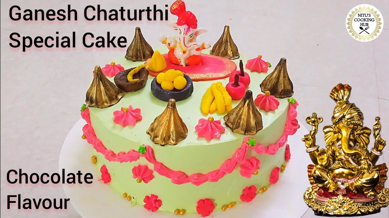 Ganesh Chaturthi Theme Cake | Bhog Recipe | Ganesh Puja Special ...